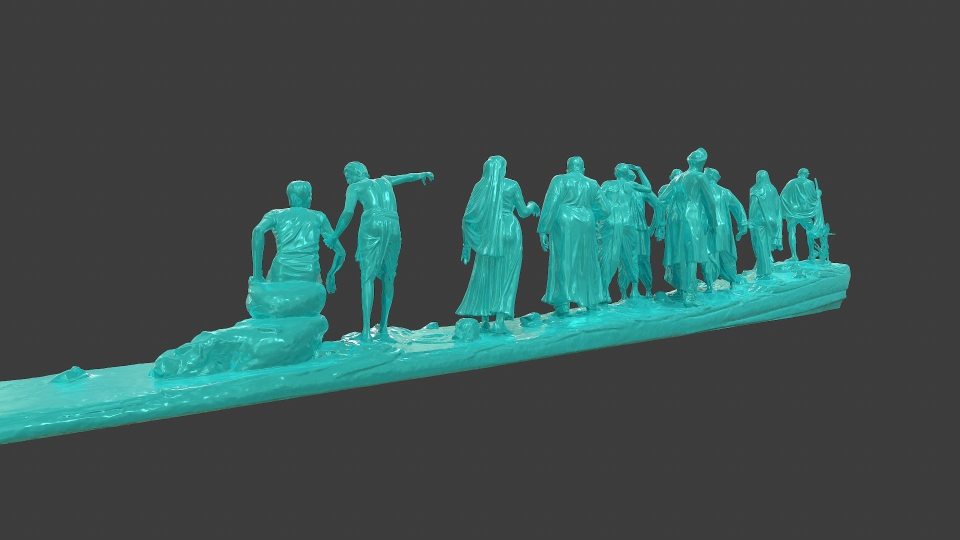 Gandhi Salt March 3DP 3D print model_17