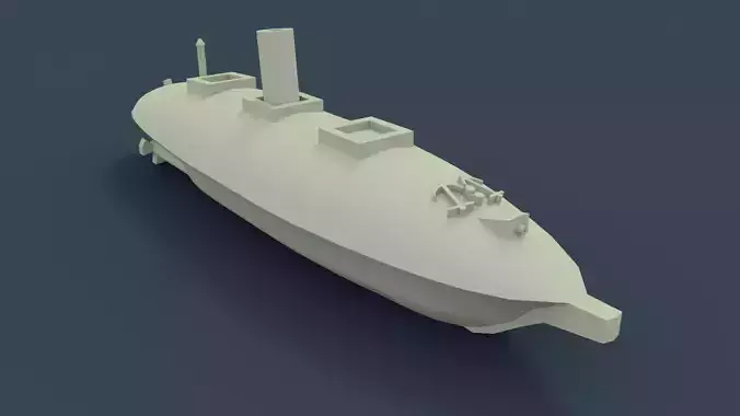 CSS Manassas 1861 3D print model