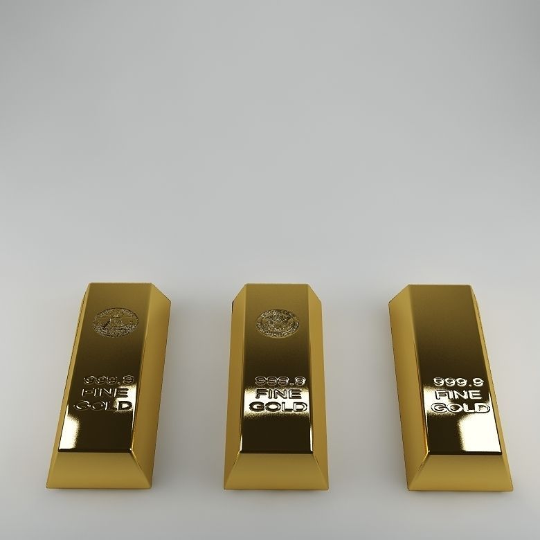 Ingots 01 3D model_2