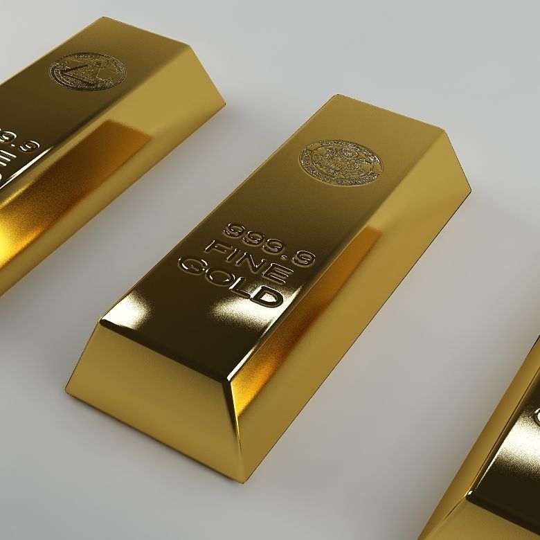 Ingots 01 3D model_1