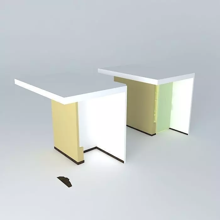 Modern Cupboard Set Free 3D model