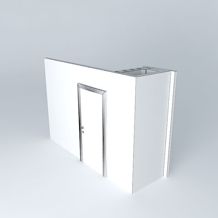 Closet Library Free 3D model_4