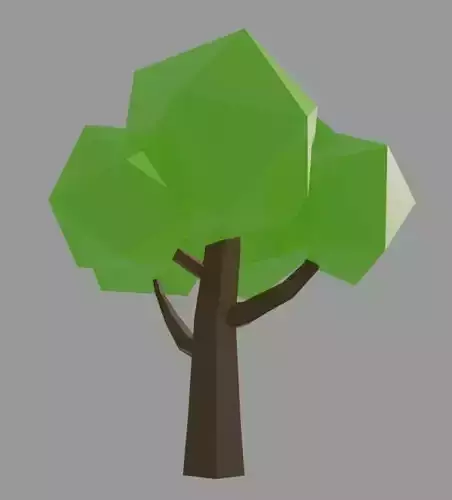 Low Poly Tree polygonal