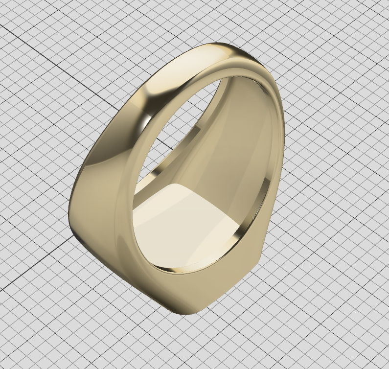 Signet ring collection 4rings PACKAGE 3D print model_14