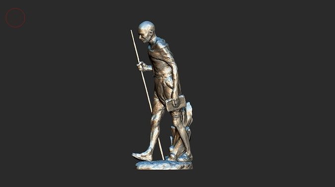 Ceramic Gandhi 3DP 3D print model