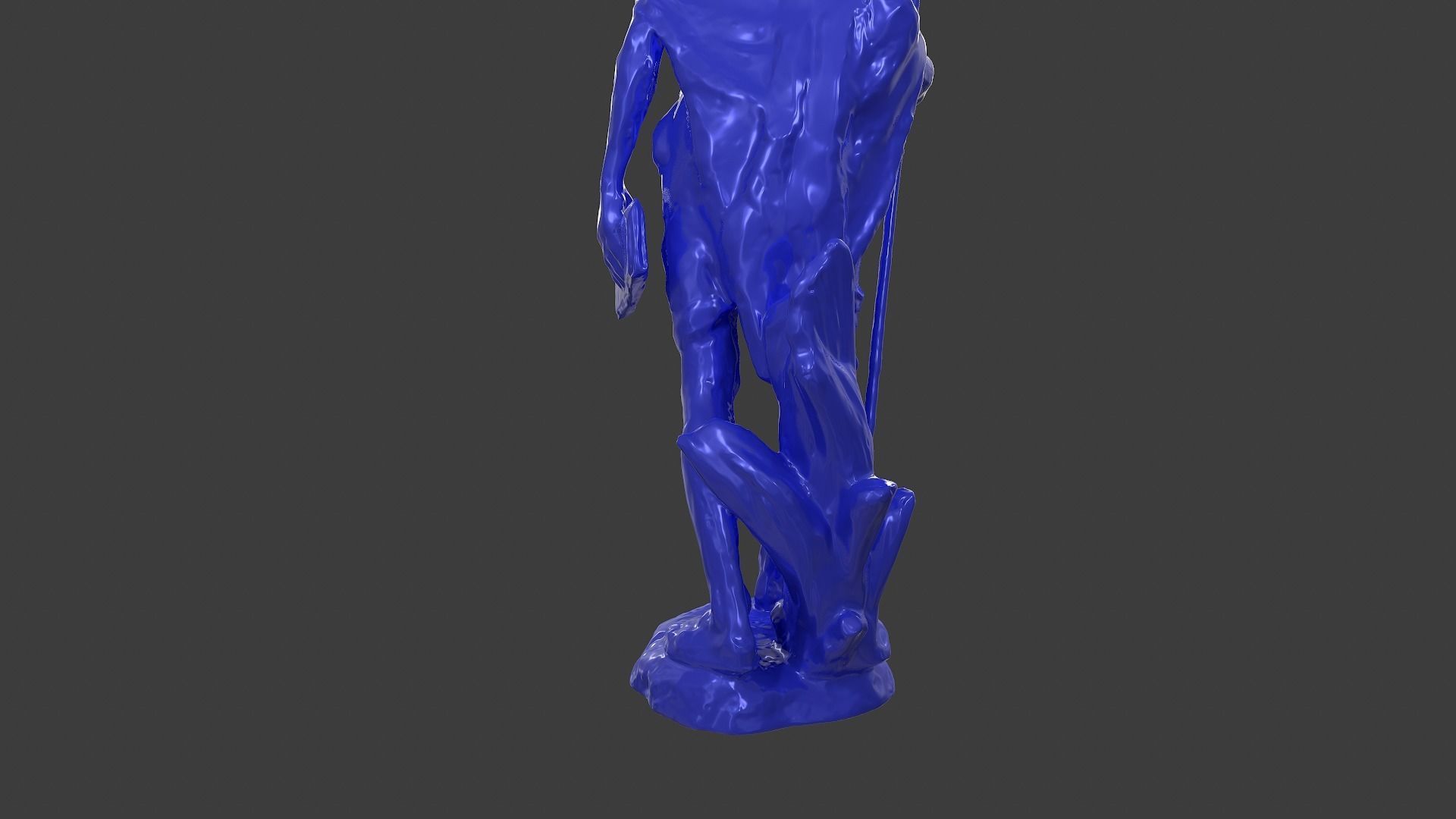 Ceramic Gandhi 3DP 3D print model_19