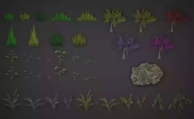 Landscape props collection