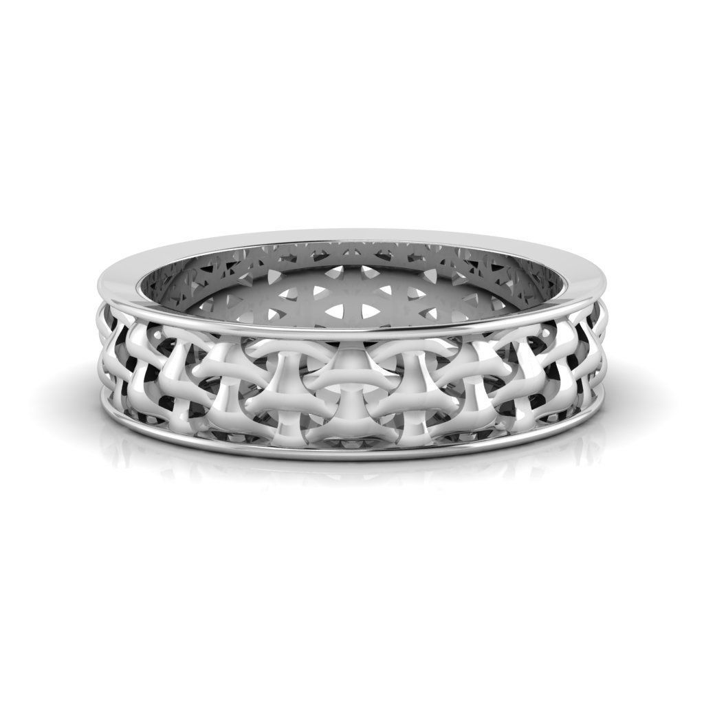 Pattern Ring 3D print model_1
