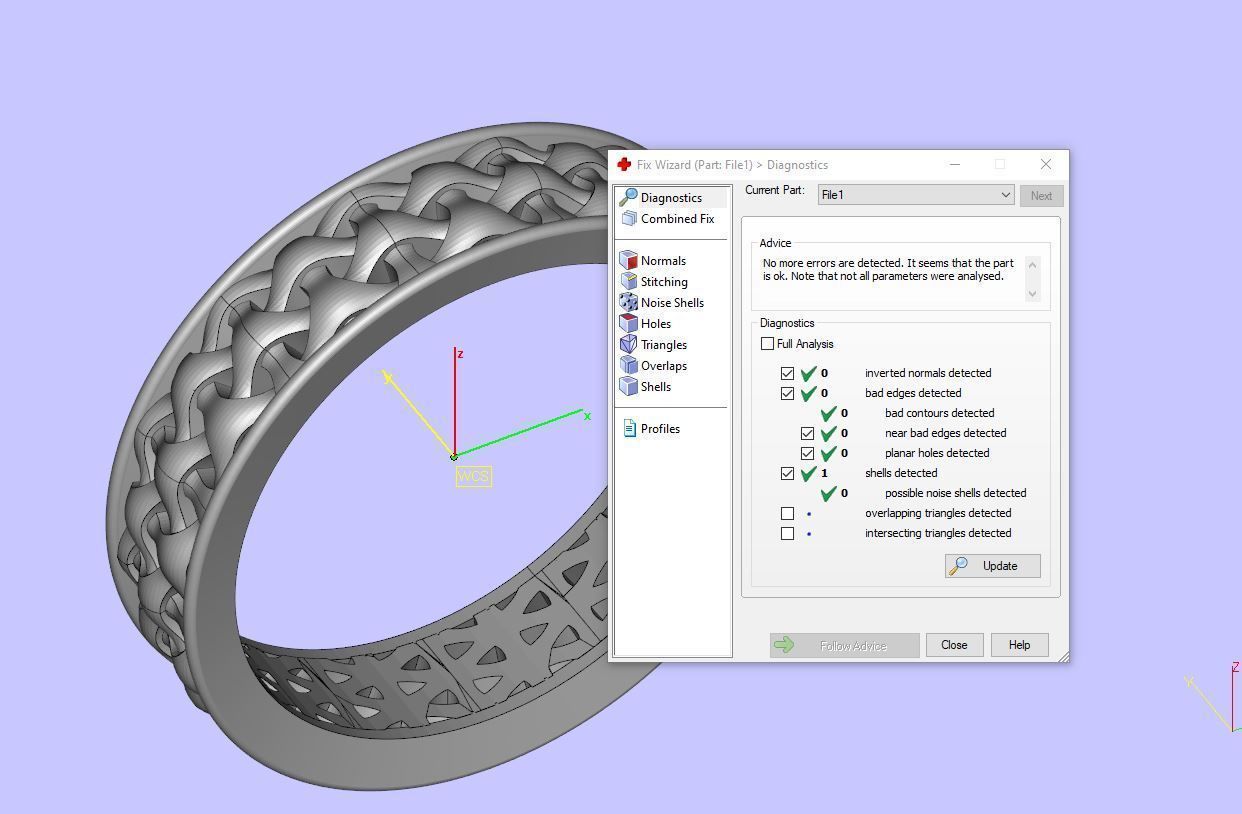 Pattern Ring 3D print model_4