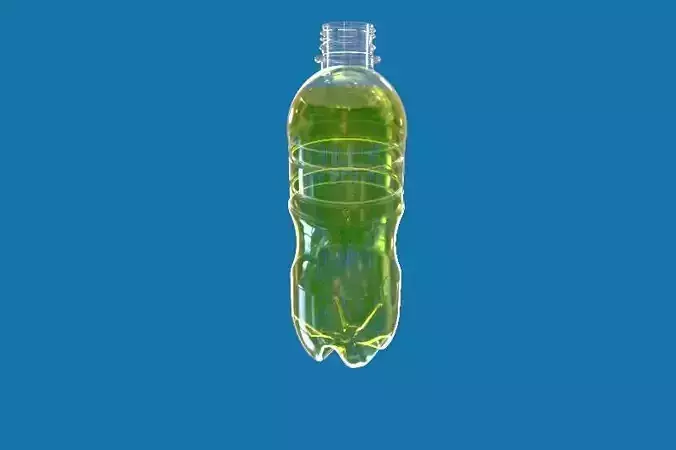  400ml real bottle pet with 28mm 1881 mm neck 3D print model