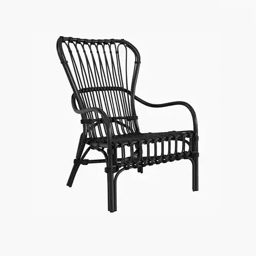 Storsele chair rattan bamboo black
