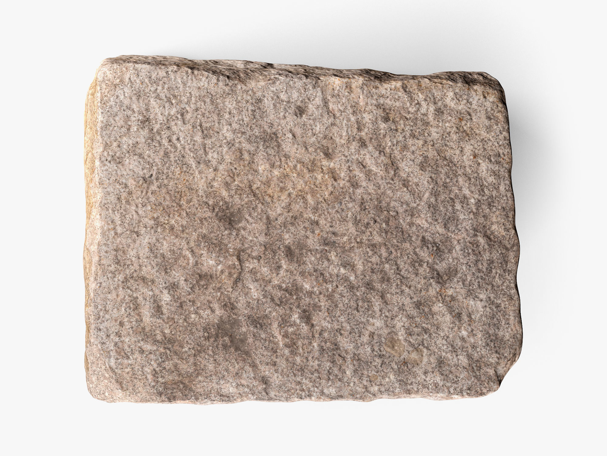 Granite Block Rock - 8K Scan 3D model_3