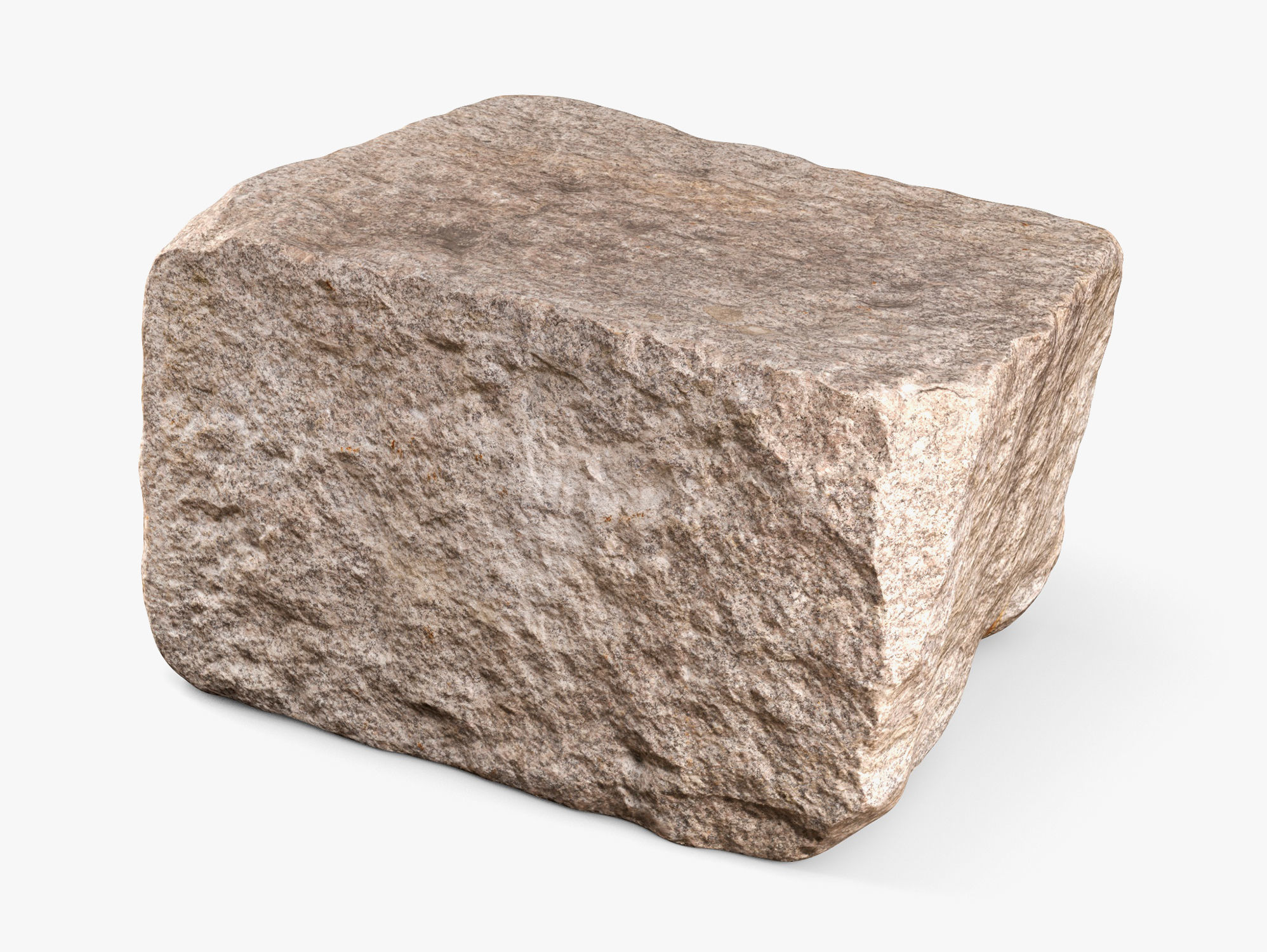 Granite Block Rock - 8K Scan 3D model_2