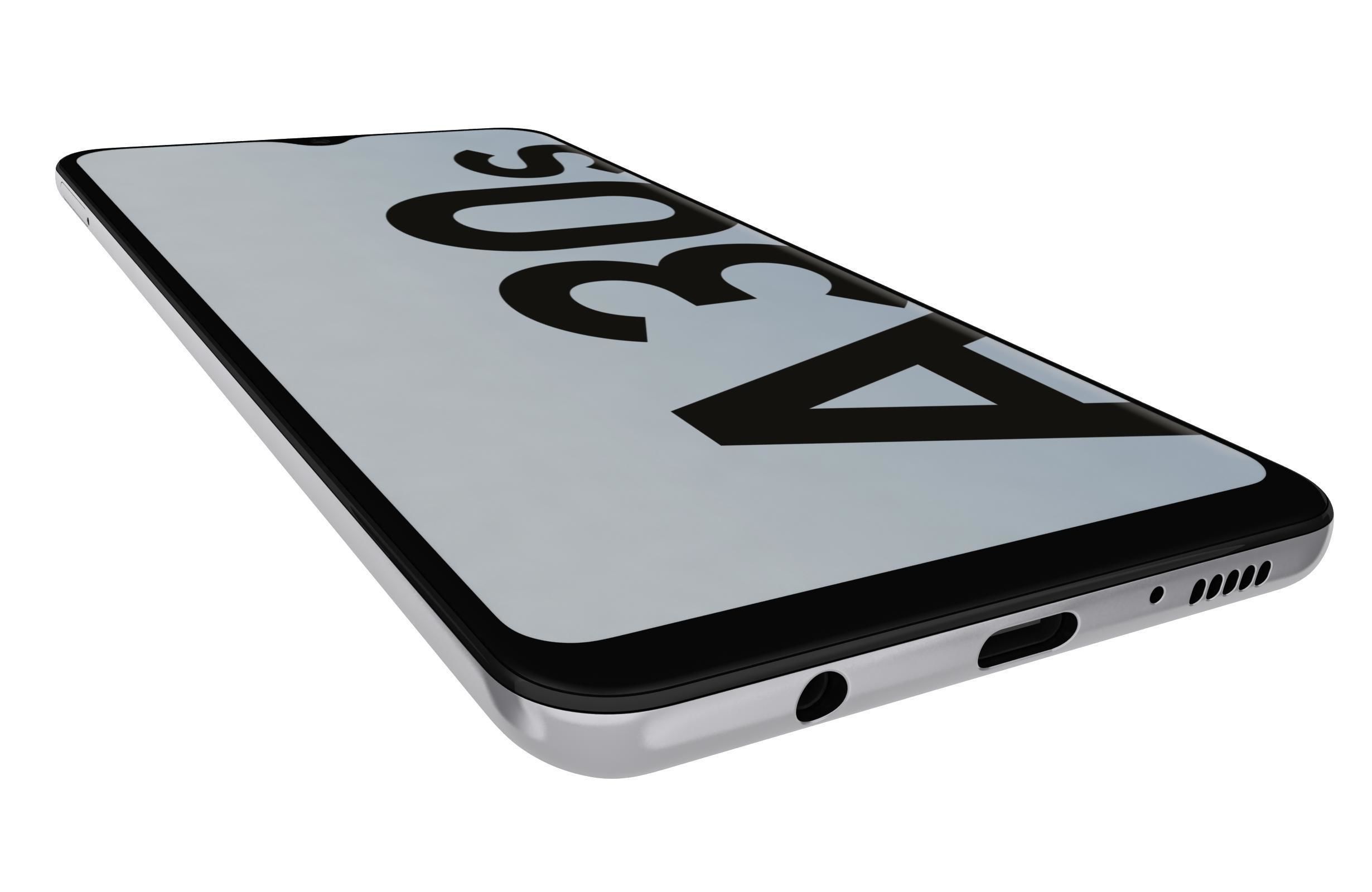 Samsung Galaxy A30s Prism Crush White 3D model_11