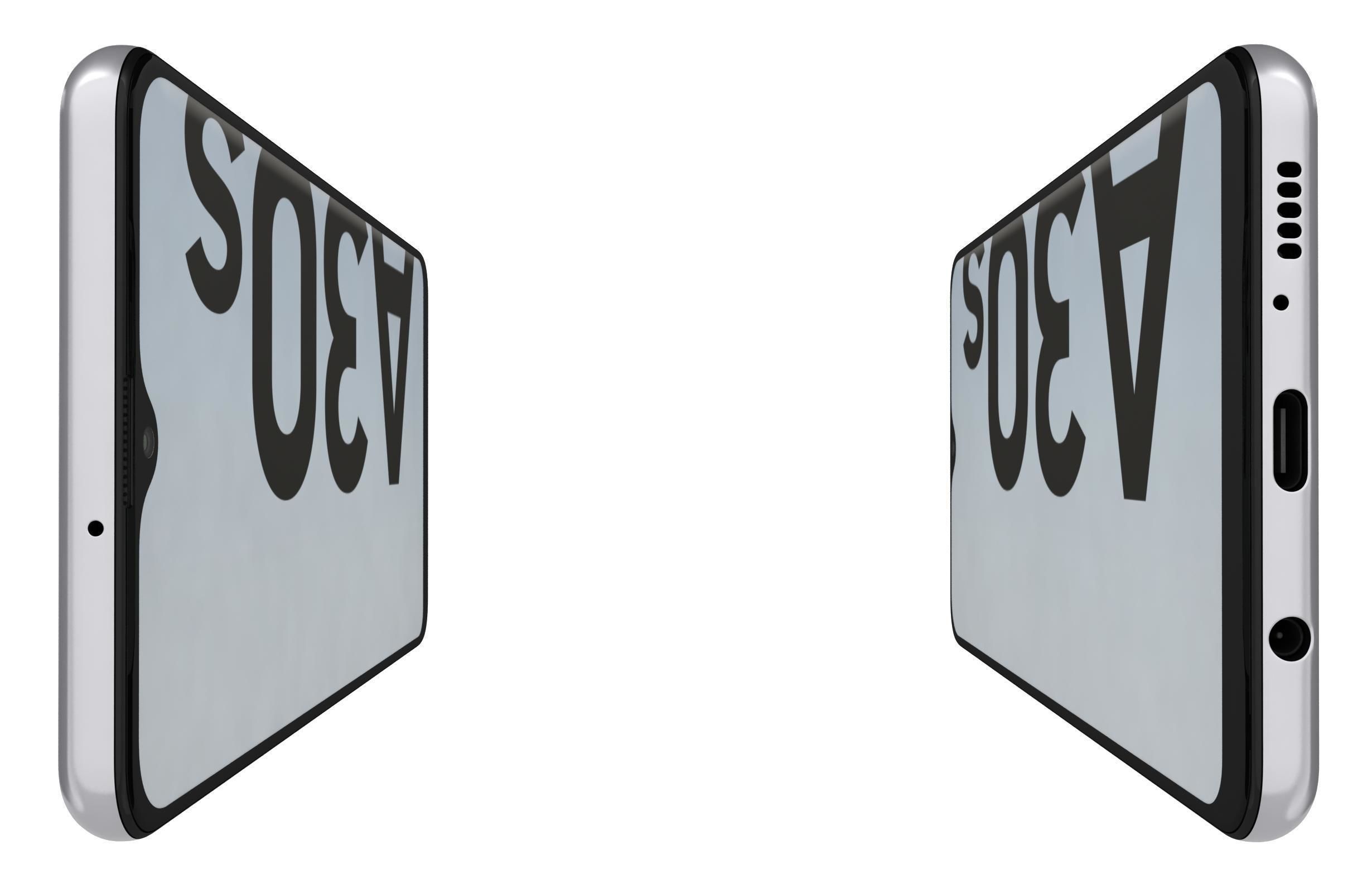 Samsung Galaxy A30s Prism Crush White 3D model_7