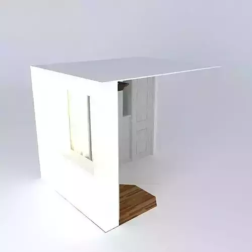 White Wooden Wardrobe