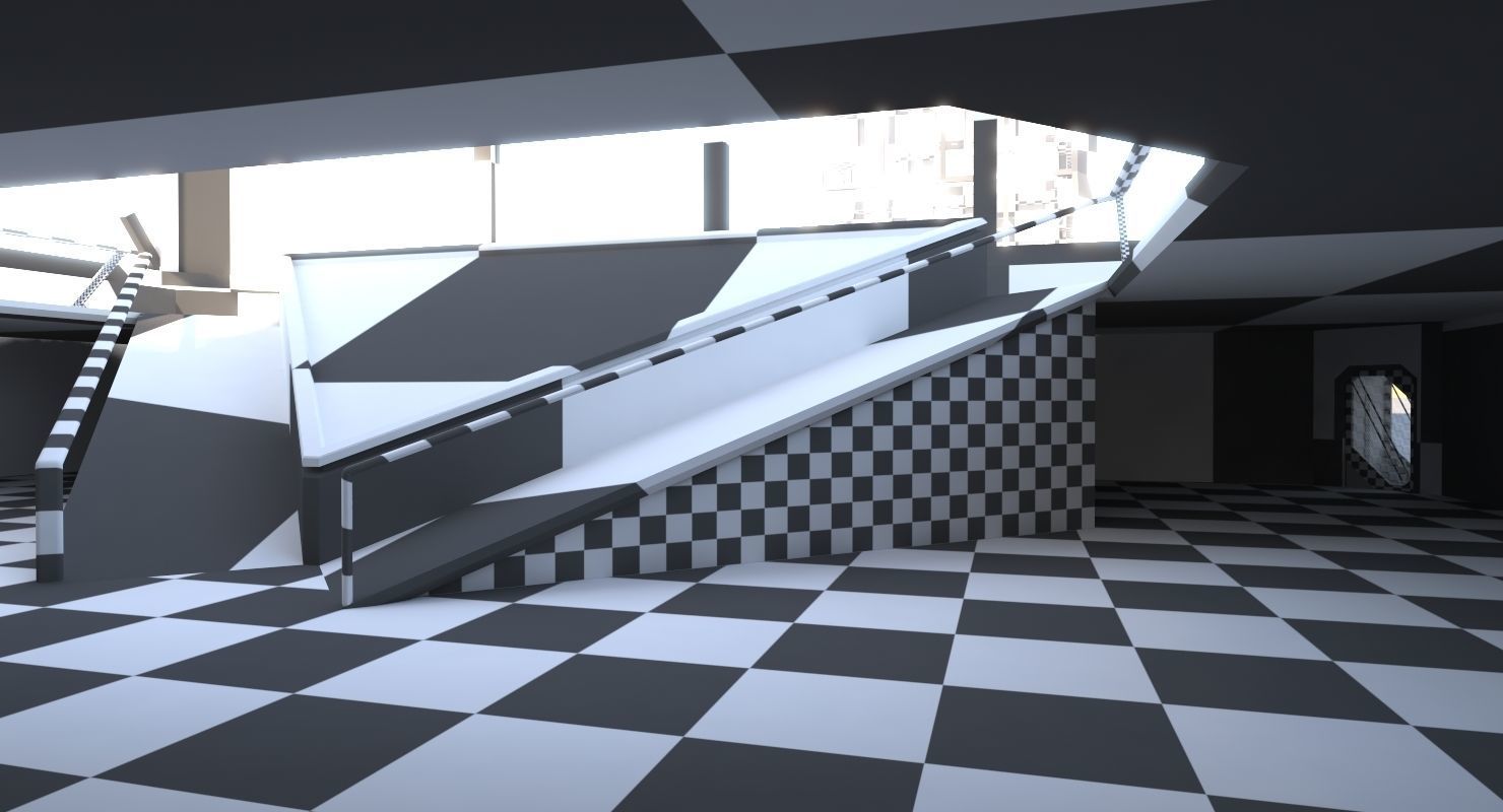 Futuristic Sci-Fi Skyscraper 06 3D model_46