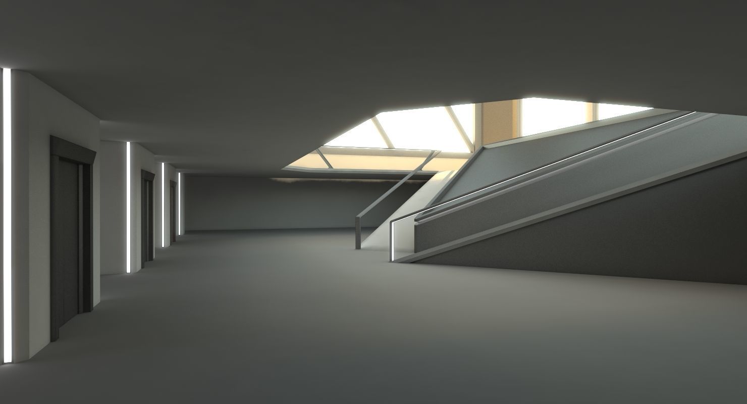 Futuristic Sci-Fi Skyscraper 06 3D model_15