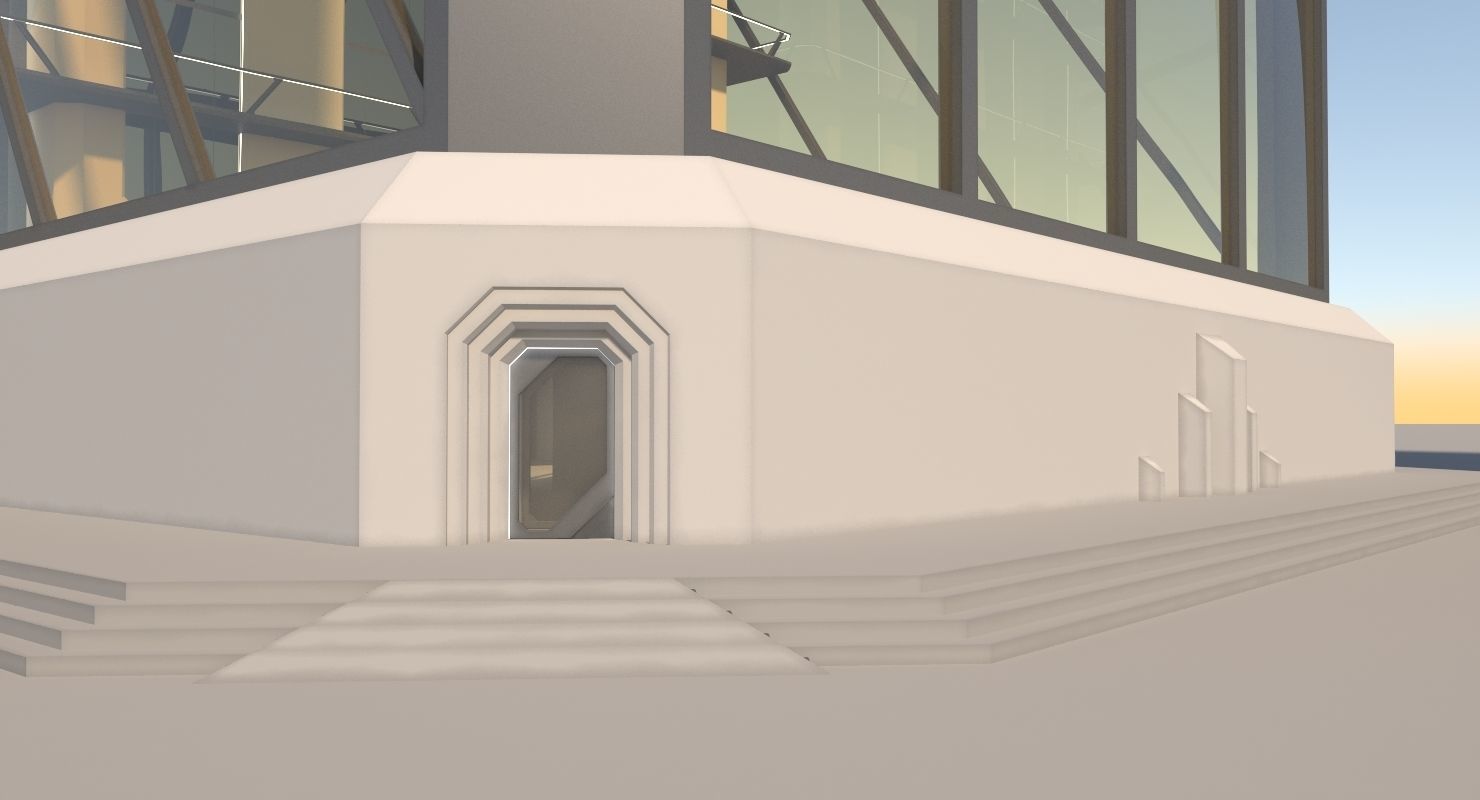 Futuristic Sci-Fi Skyscraper 06 3D model_17