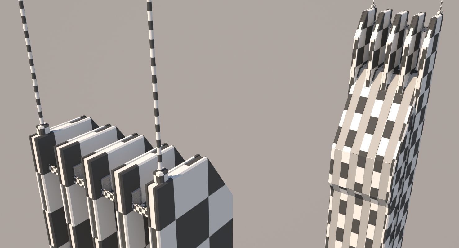 Futuristic Sci-Fi Skyscraper 06 3D model_44