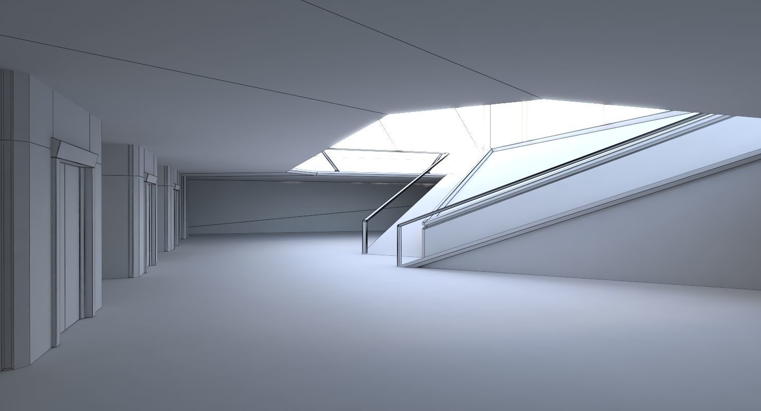 Futuristic Sci-Fi Skyscraper 06 3D model_37