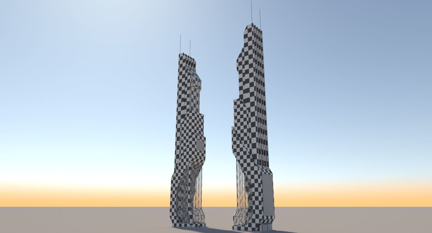 Futuristic Sci-Fi Skyscraper 06 3D model_42