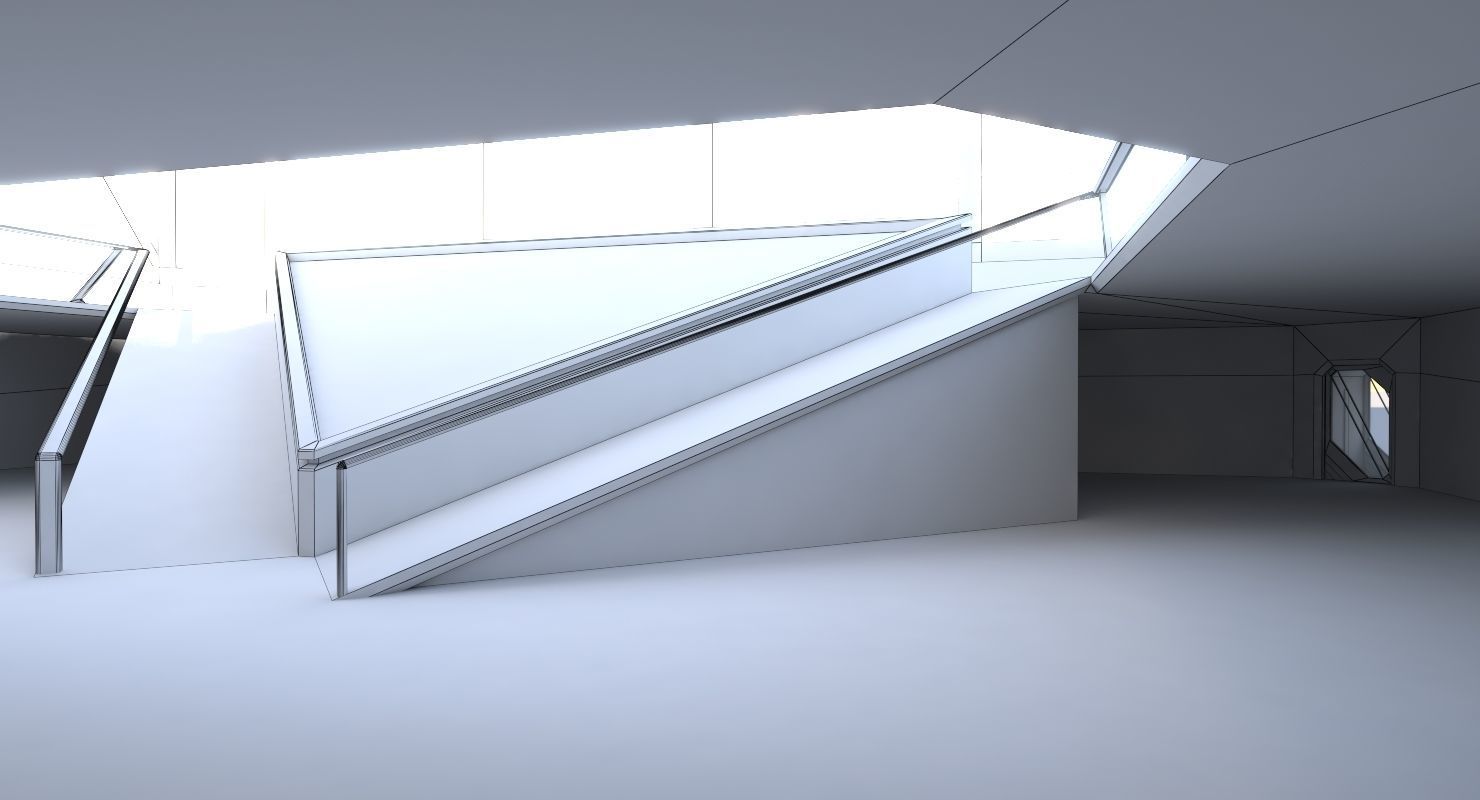 Futuristic Sci-Fi Skyscraper 06 3D model_38