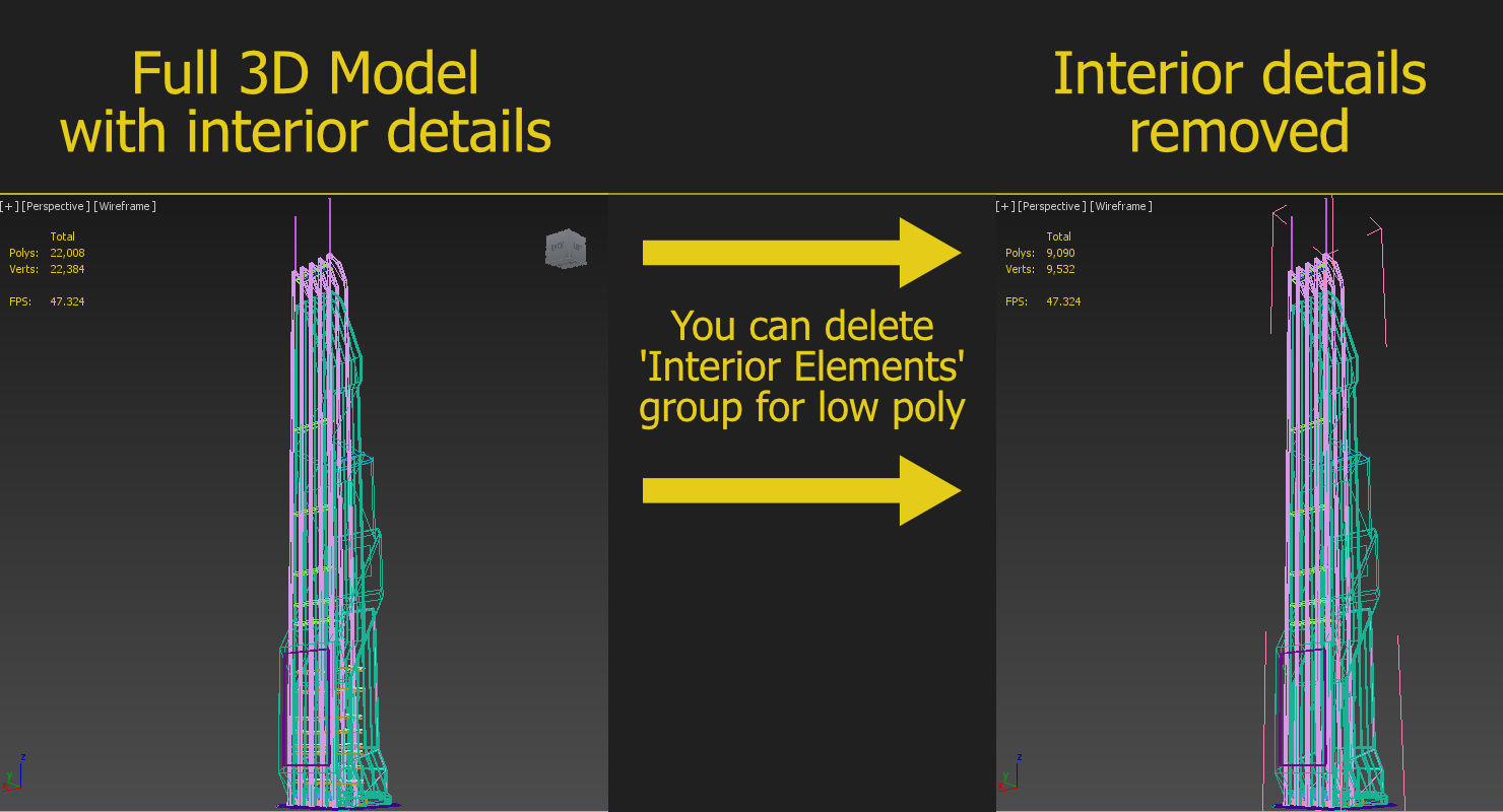 Futuristic Sci-Fi Skyscraper 06 3D model_30
