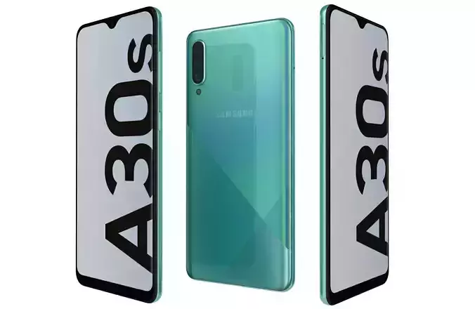Samsung Galaxy A30s Prism Crush Green 3D model