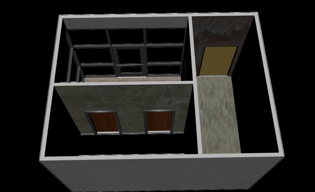 Elevator Lobby 3D model_6