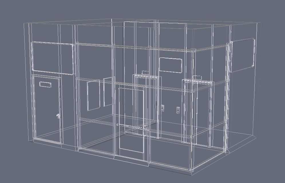 Elevator Lobby 3D model_25