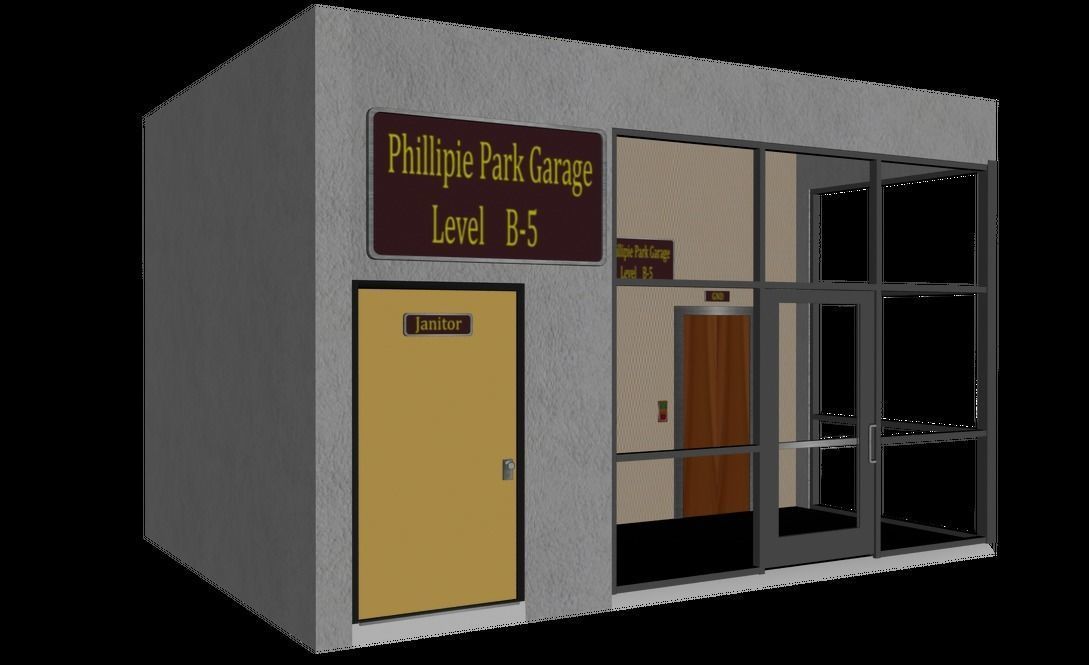 Elevator Lobby 3D model_3