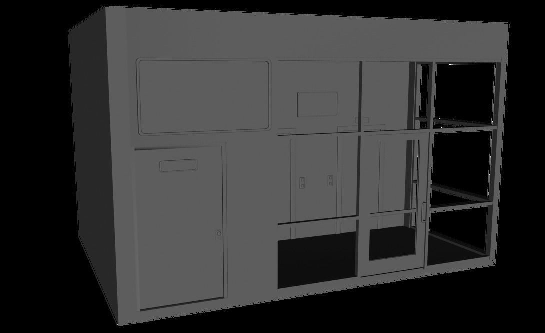 Elevator Lobby 3D model_17