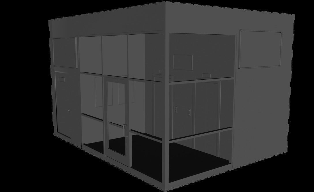 Elevator Lobby 3D model_8