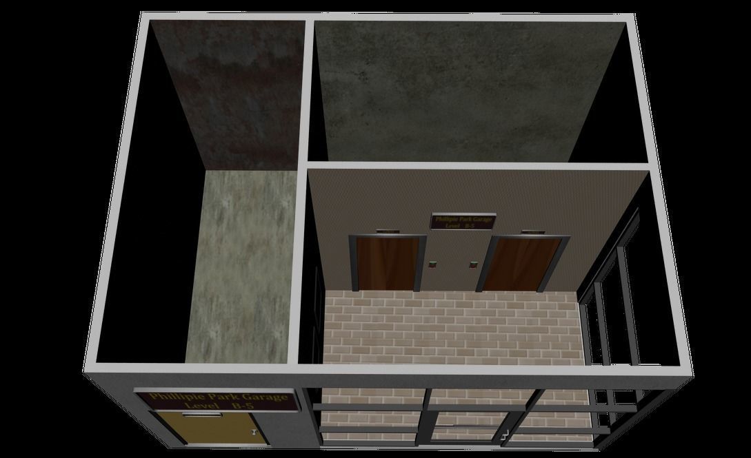 Elevator Lobby 3D model_5