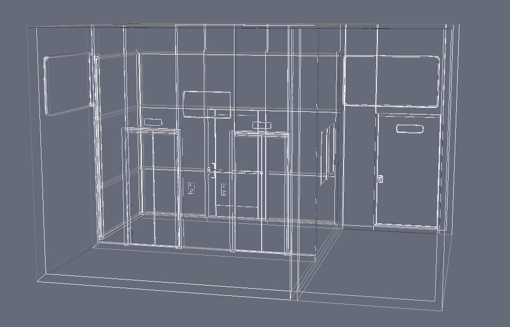 Elevator Lobby 3D model_27
