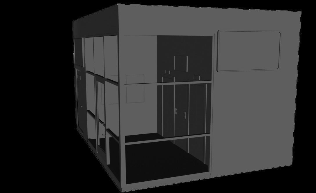 Elevator Lobby 3D model_9