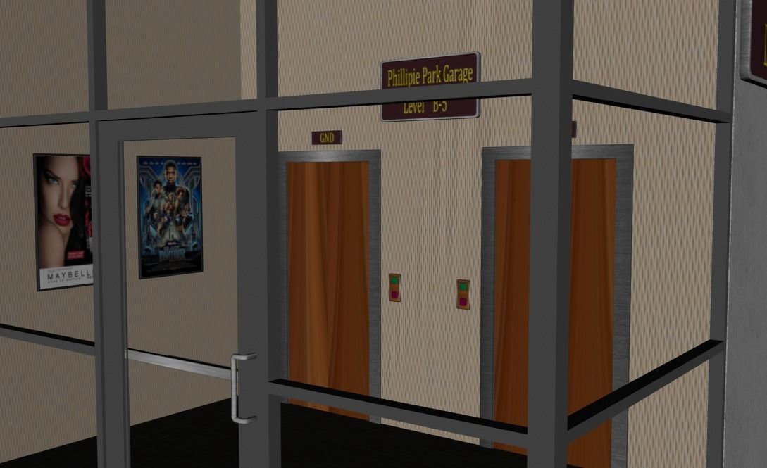 Elevator Lobby 3D model_24