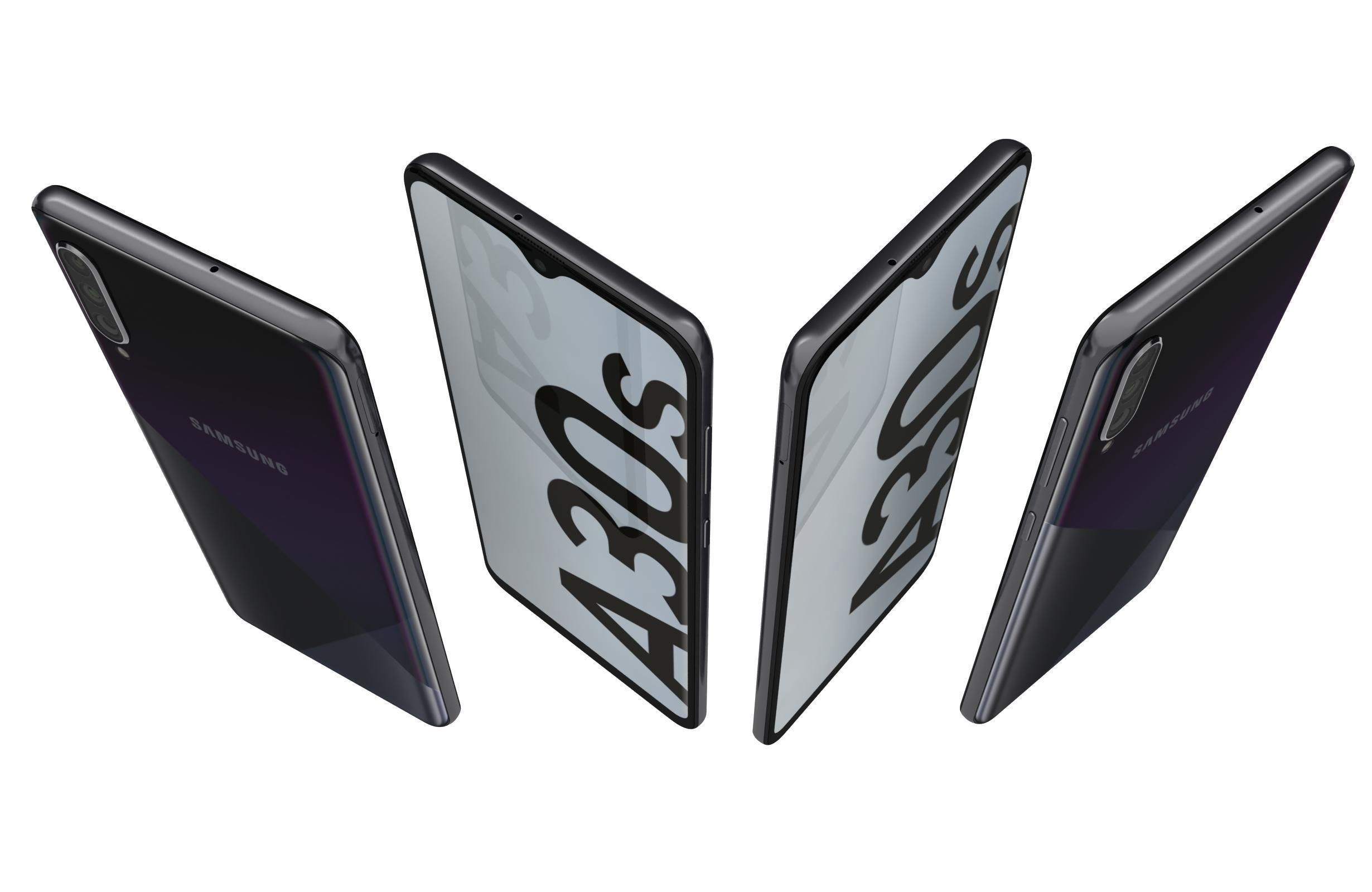 Samsung Galaxy A30s All Colors 3D model_29