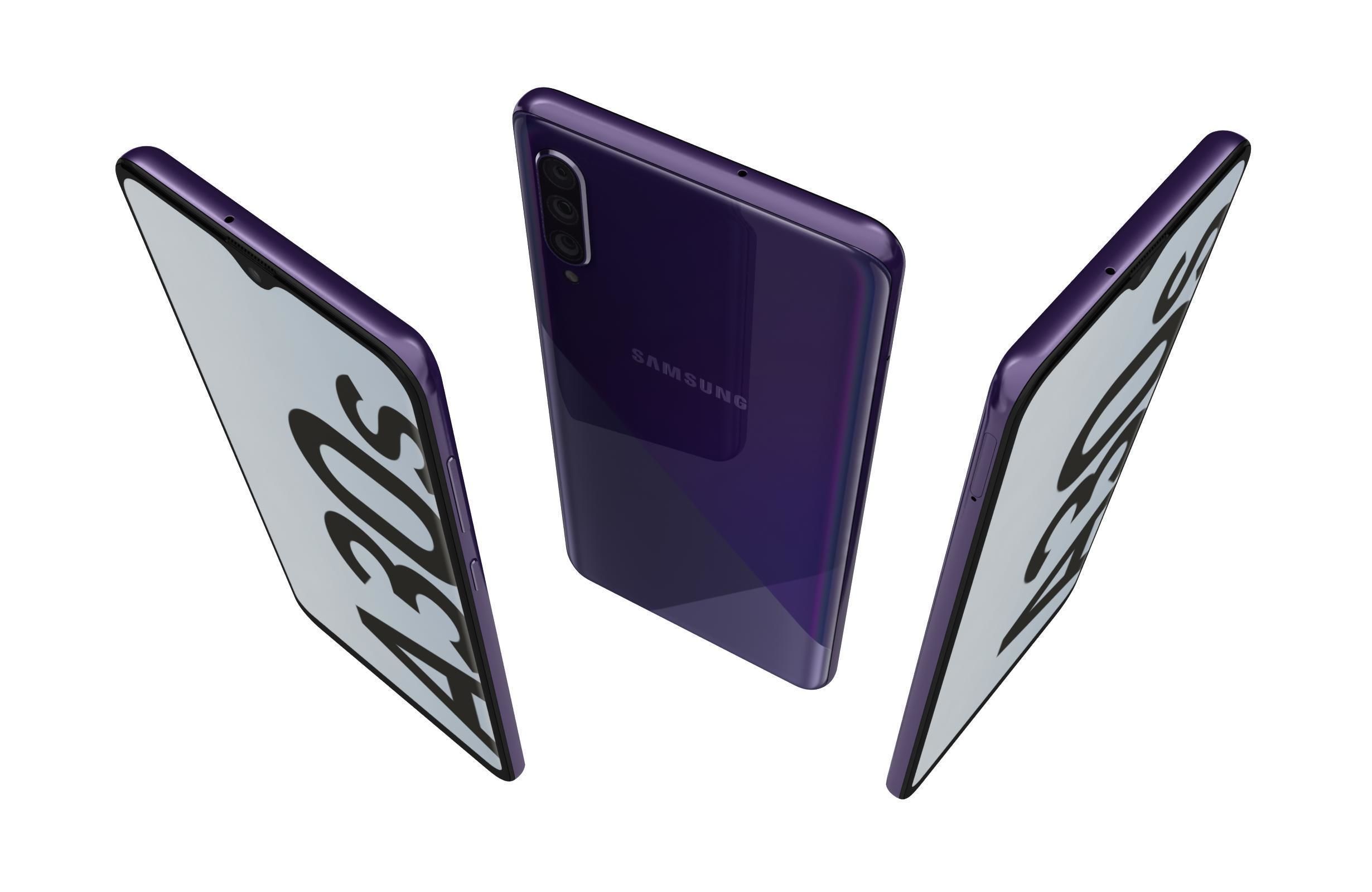 Samsung Galaxy A30s All Colors 3D model_12