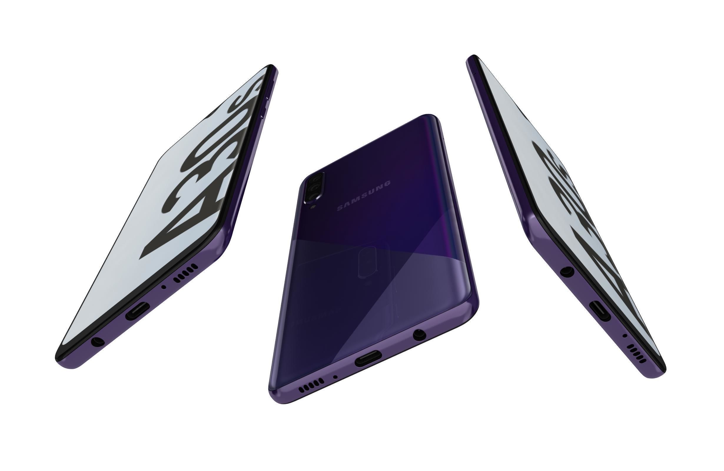 Samsung Galaxy A30s All Colors 3D model_20