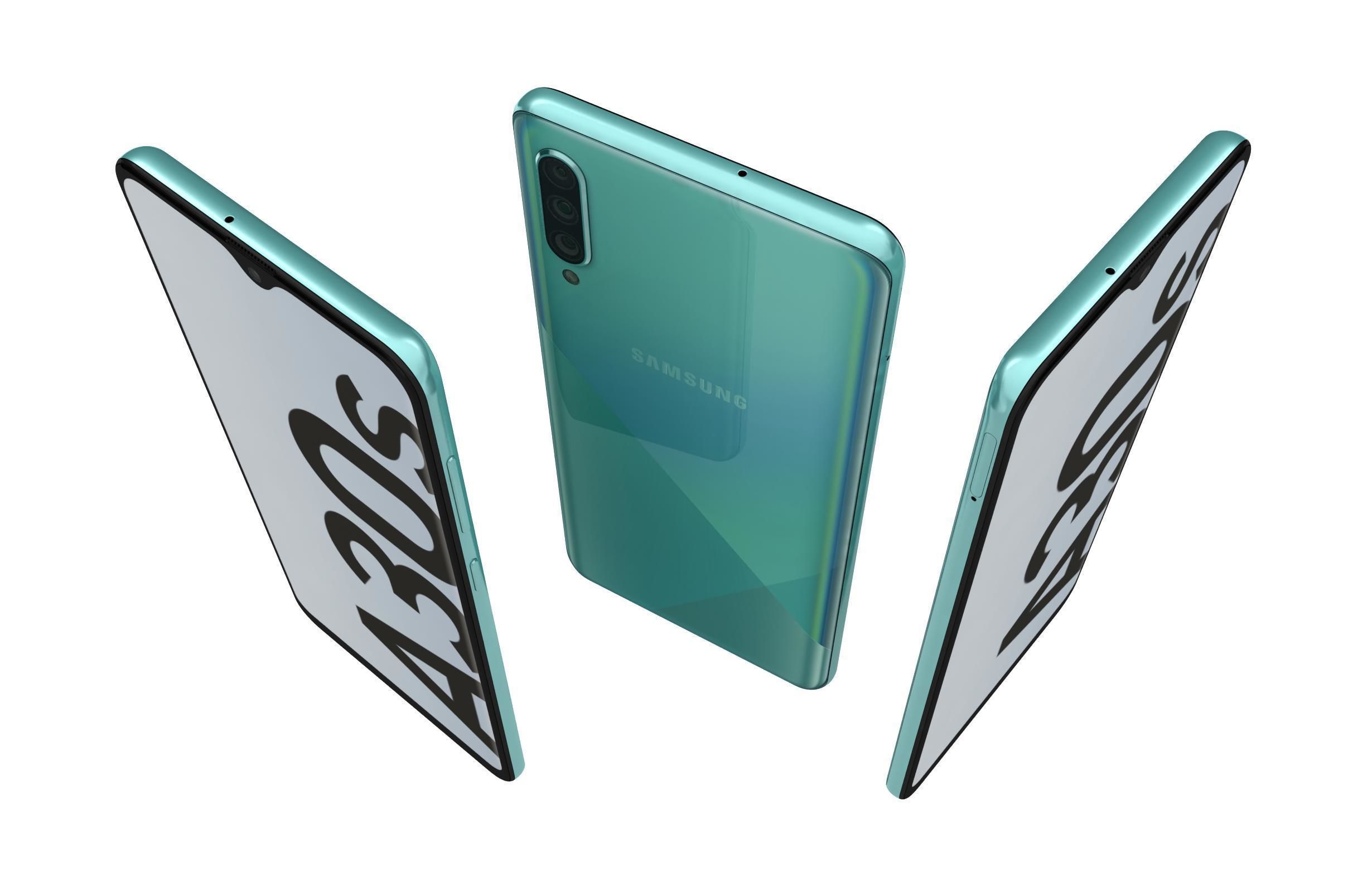 Samsung Galaxy A30s All Colors 3D model_13