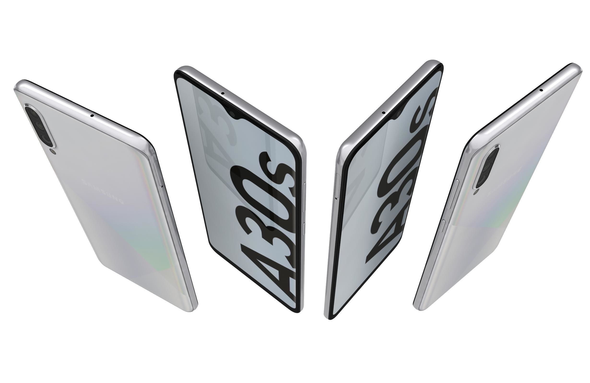 Samsung Galaxy A30s All Colors 3D model_22