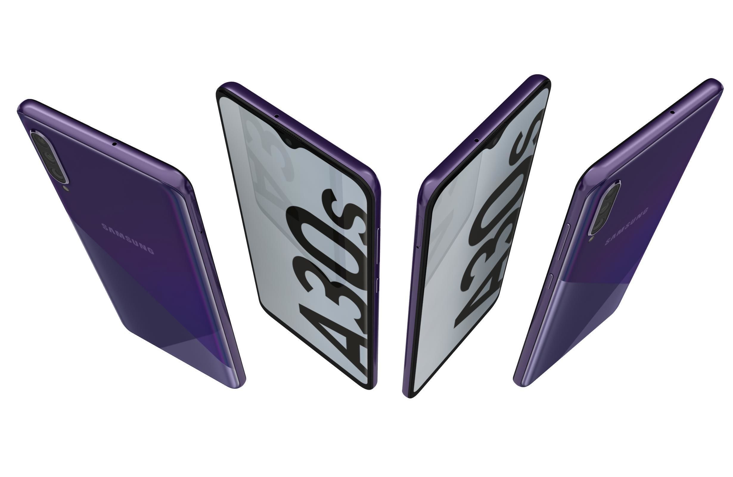 Samsung Galaxy A30s All Colors 3D model_27