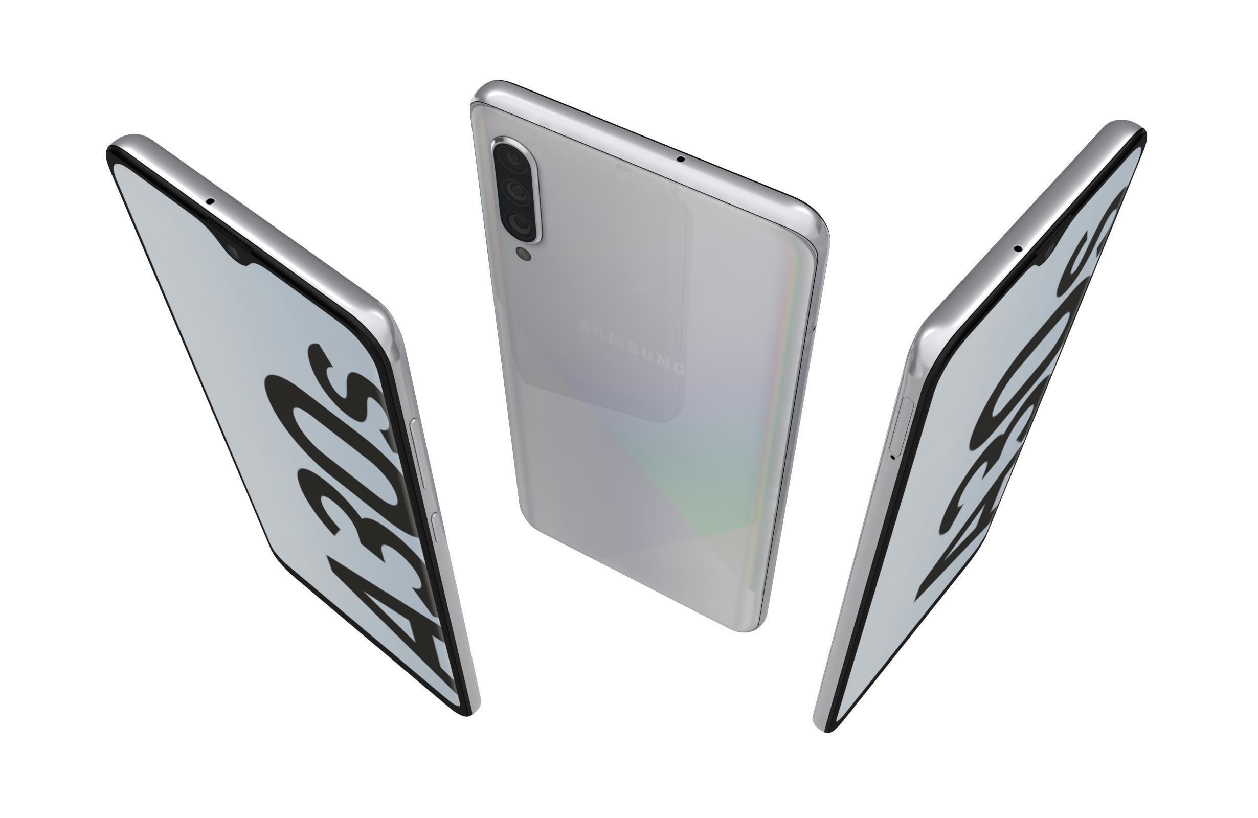 Samsung Galaxy A30s All Colors 3D model_11