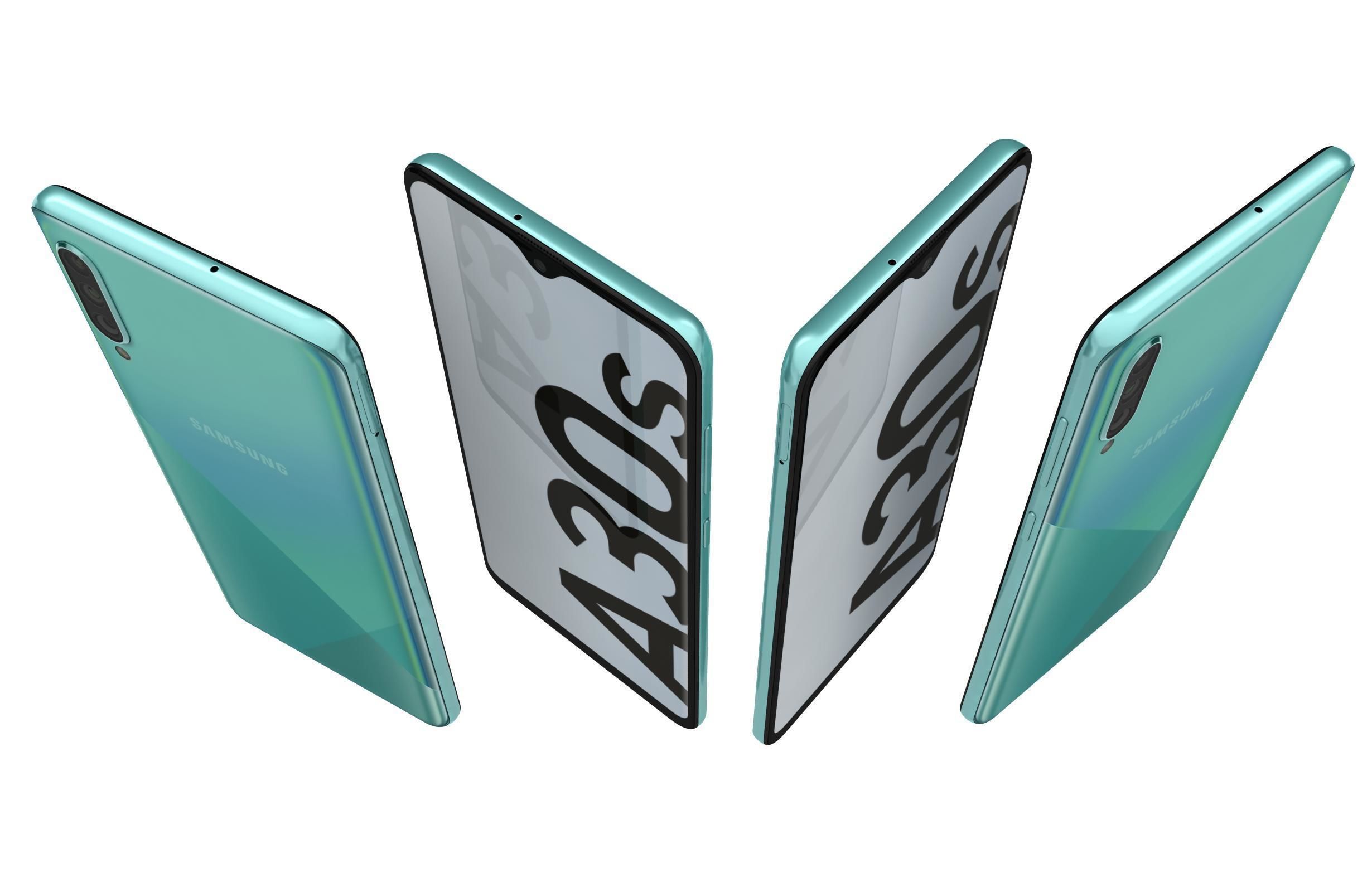 Samsung Galaxy A30s All Colors 3D model_28