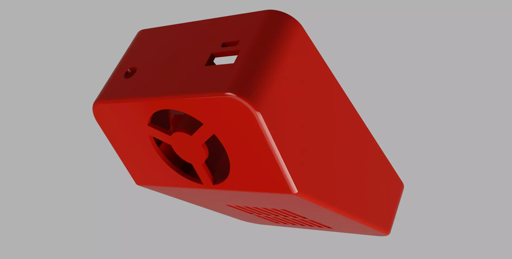 ISDT C4 charger upgrade body for Noctua NF-A4 fan 3D print model_0