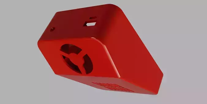 ISDT C4 charger upgrade body for Noctua NF-A4 fan 3D print model
