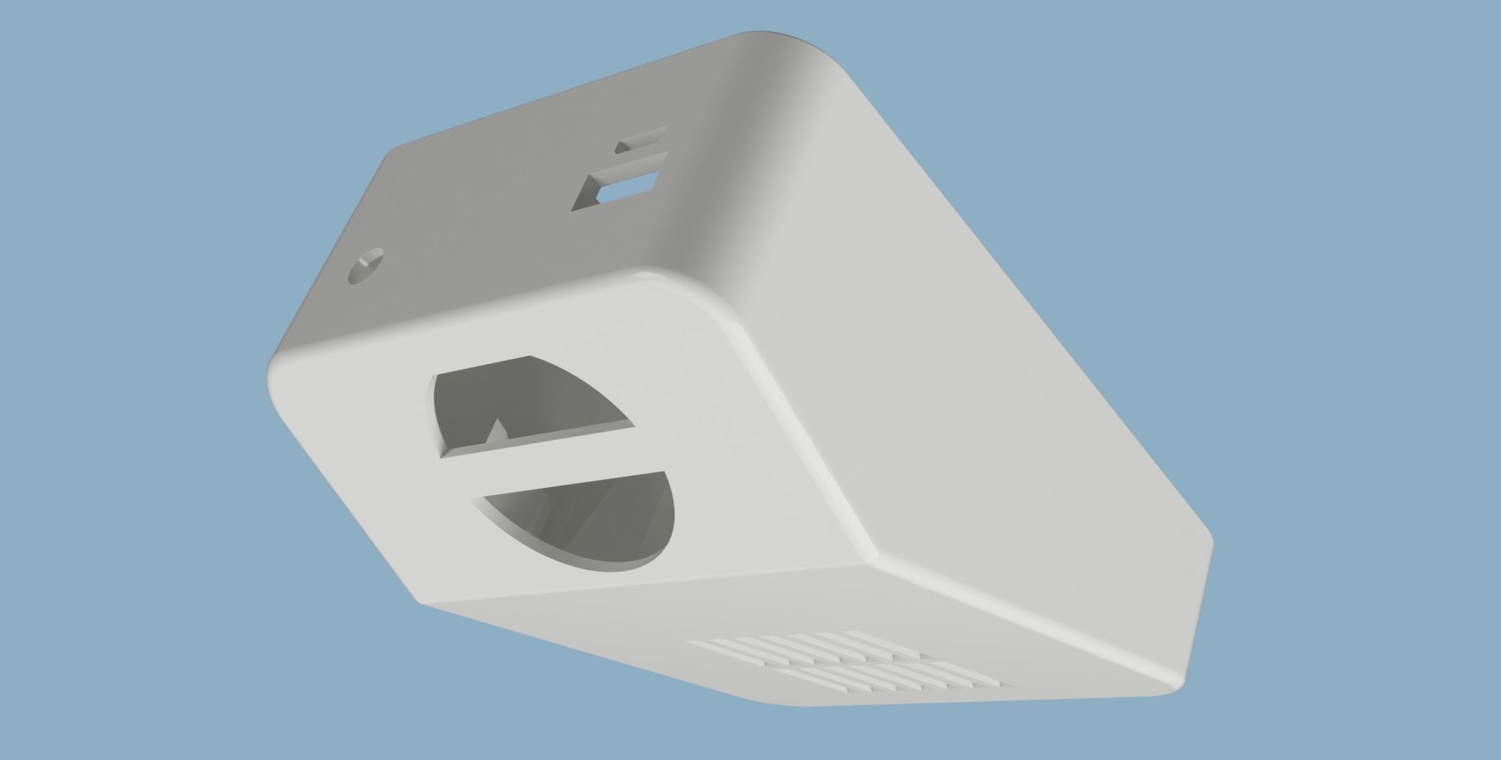 ISDT C4 charger upgrade body for Noctua NF-A4 fan 3D print model_3