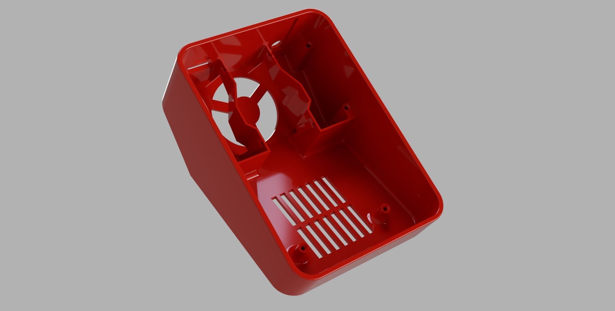 ISDT C4 charger upgrade body for Noctua NF-A4 fan 3D print model_2